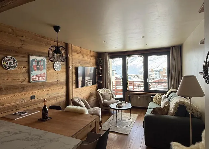 Myhome - L\'Absinthe Bleue - Appartement 4-6 Personnes Neuf 4 Etoiles - Balcon Sud- Ski Aux Pieds - Tignes Val Claret